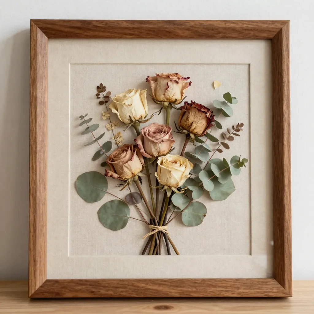 Detailed botanical preservation specimen